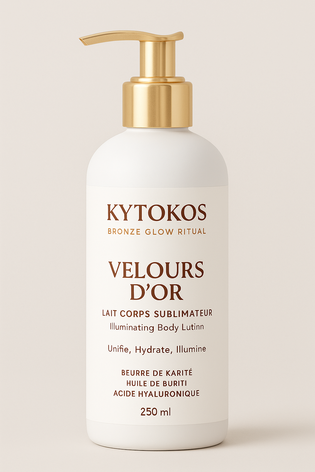 Velour d’or Lait corps sublimateur