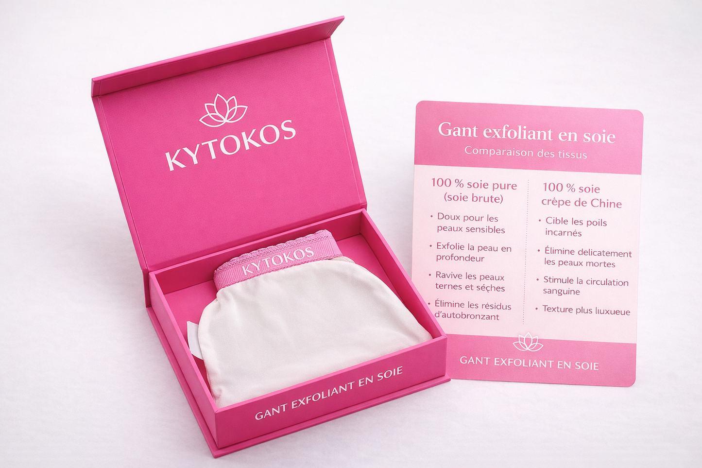 Gant Exfoliant en soie