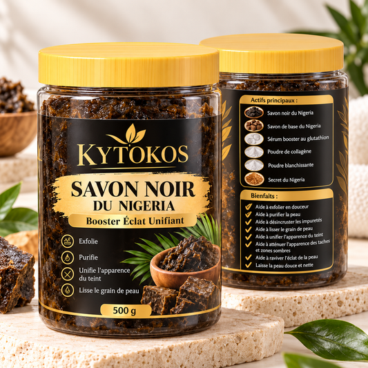 SAVON NOIR DU NIGERIA BOOSTER ÉCLAT UNIFIANT