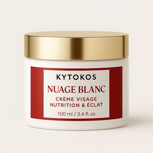 Nuage blanc: crème de visage