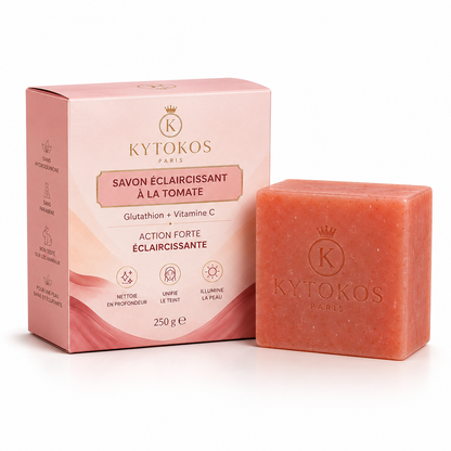 Savon éclaircissant à la tomate