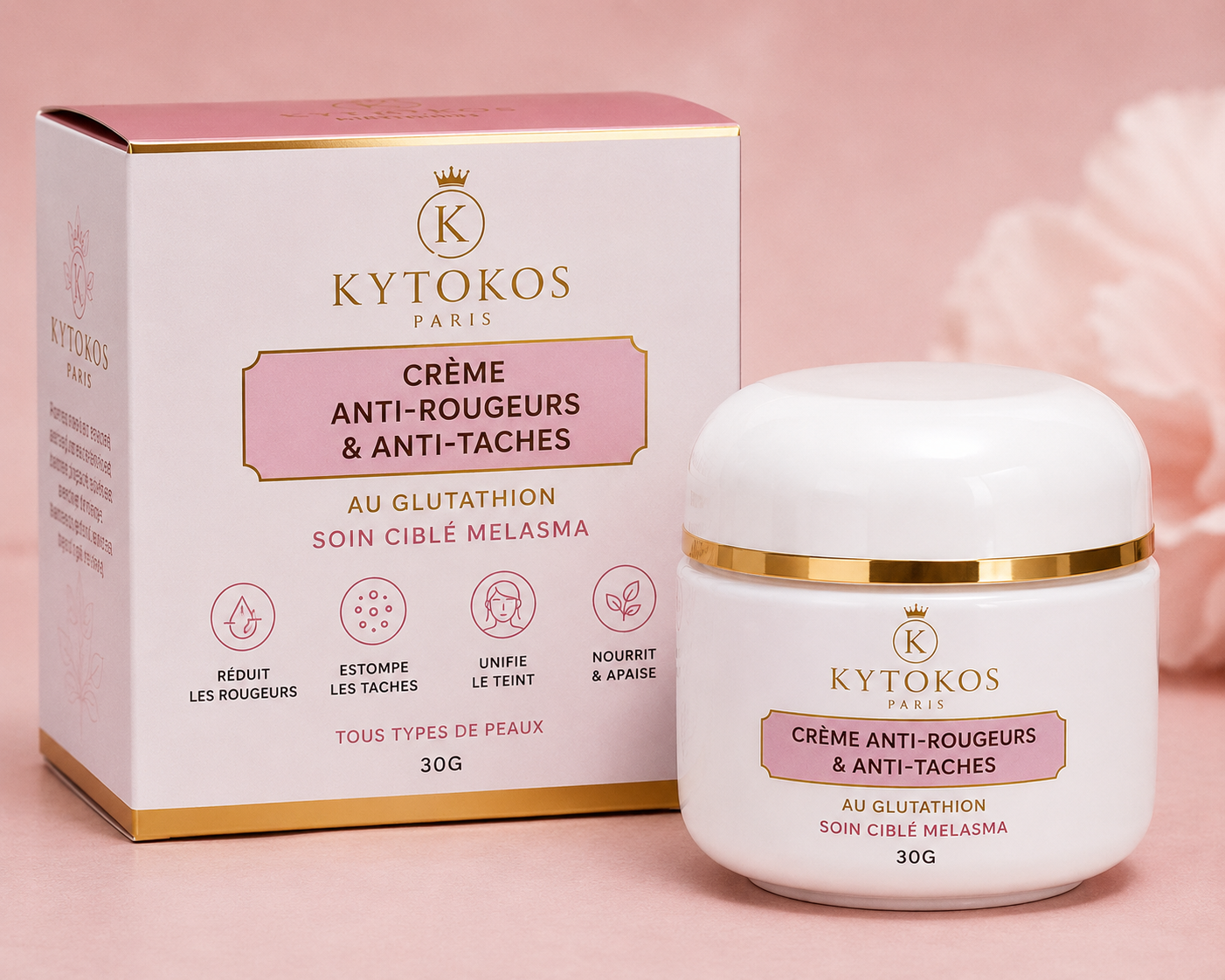 Crème anti rougeurs & taches