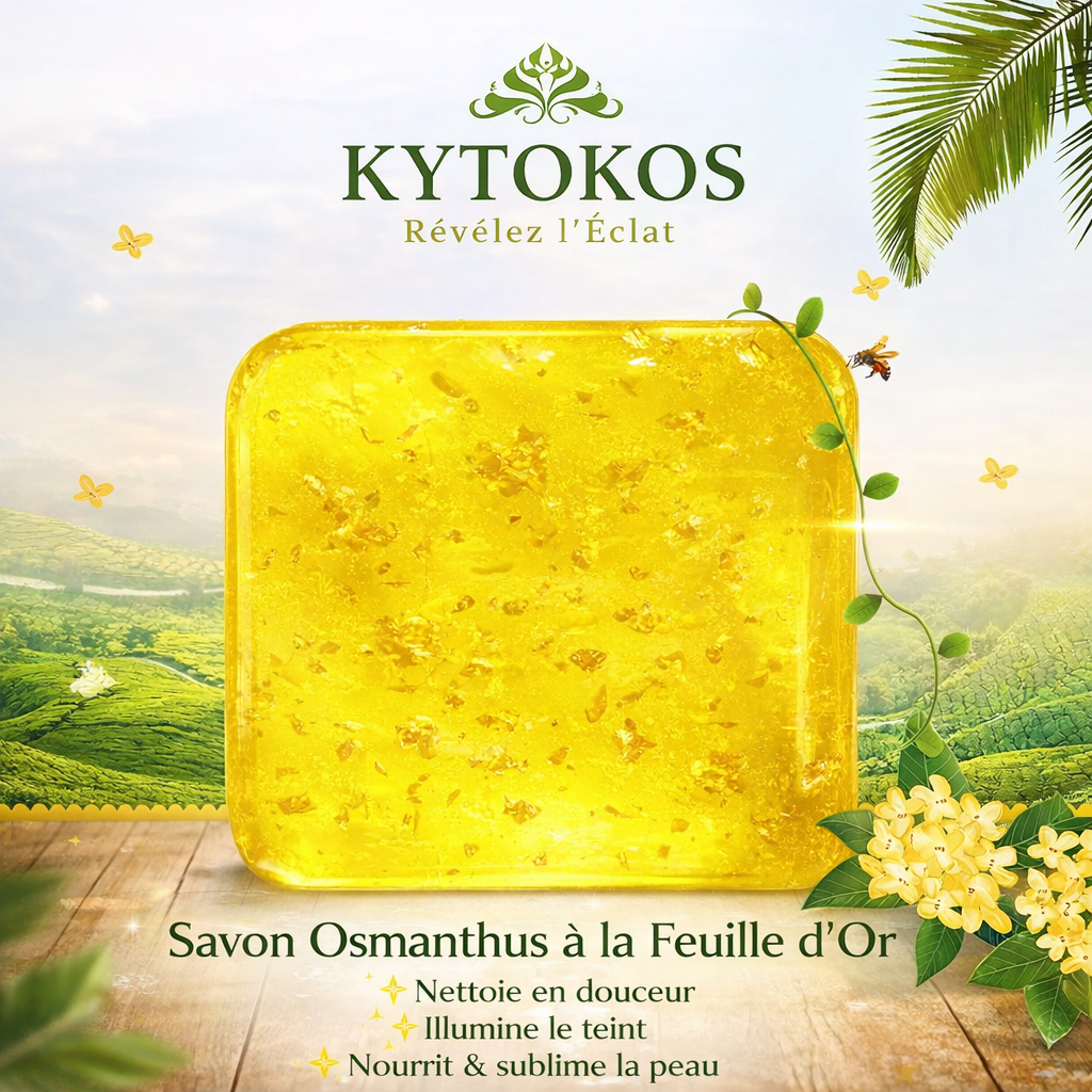 Savon osmanthus à la feuille d’or