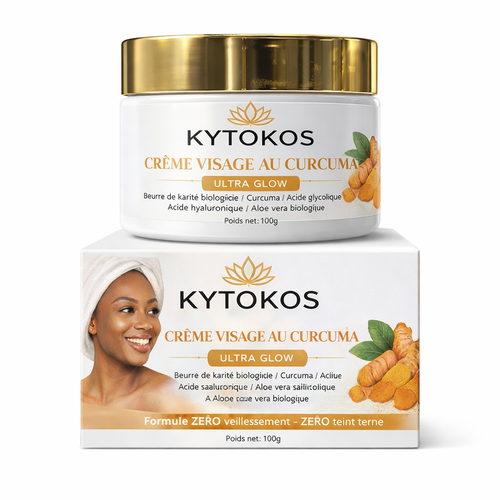 Crème visage au curcuma