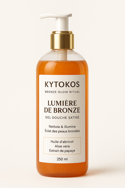 Lumière de bronze: Gel douche satiné