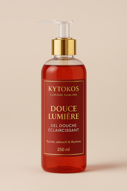 Douce lumière: gel douche éclaircissant